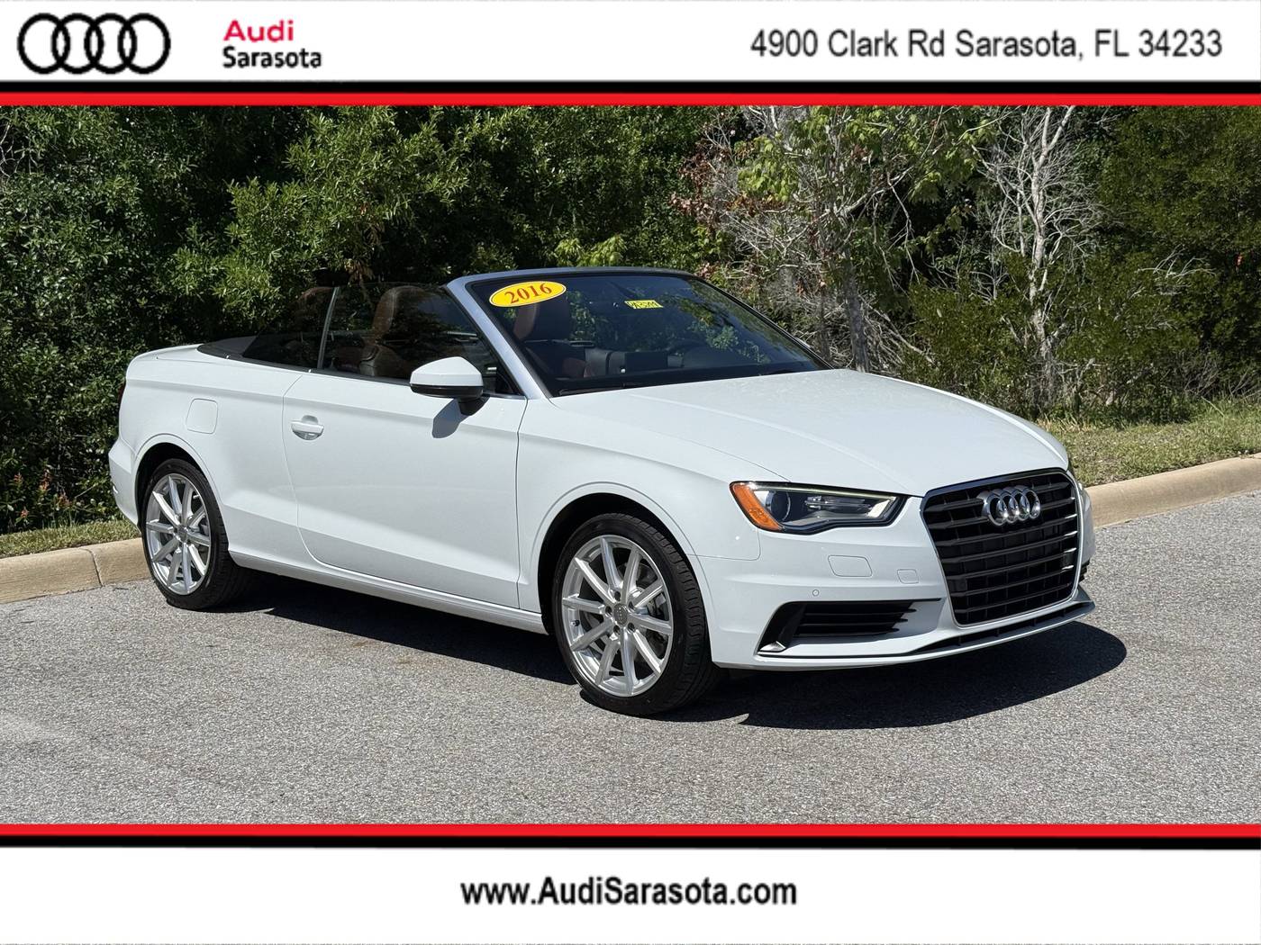 2016 Audi A3 Premium — Convertible — 41,472 mi — Sarasota, FL