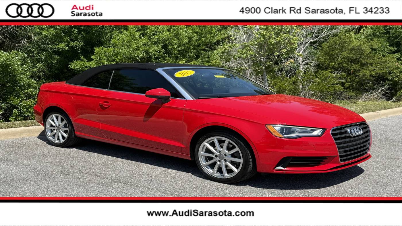 2015 Audi A3 Premium Plus — Convertible — 25,079 mi — Sarasota, FL