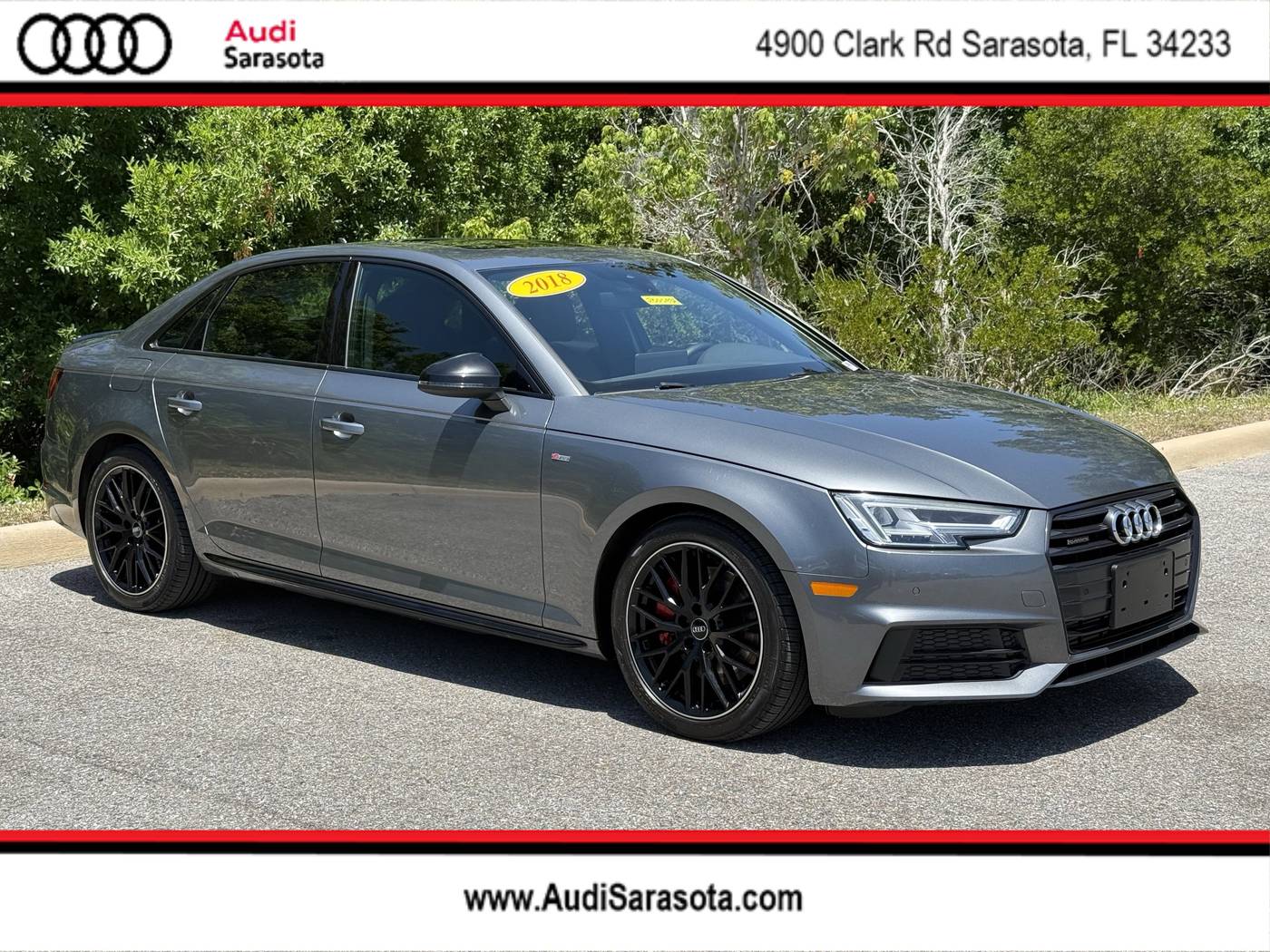 2018 Audi A4 Premium Plus — Sedan — 47,788 mi — Sarasota, FL