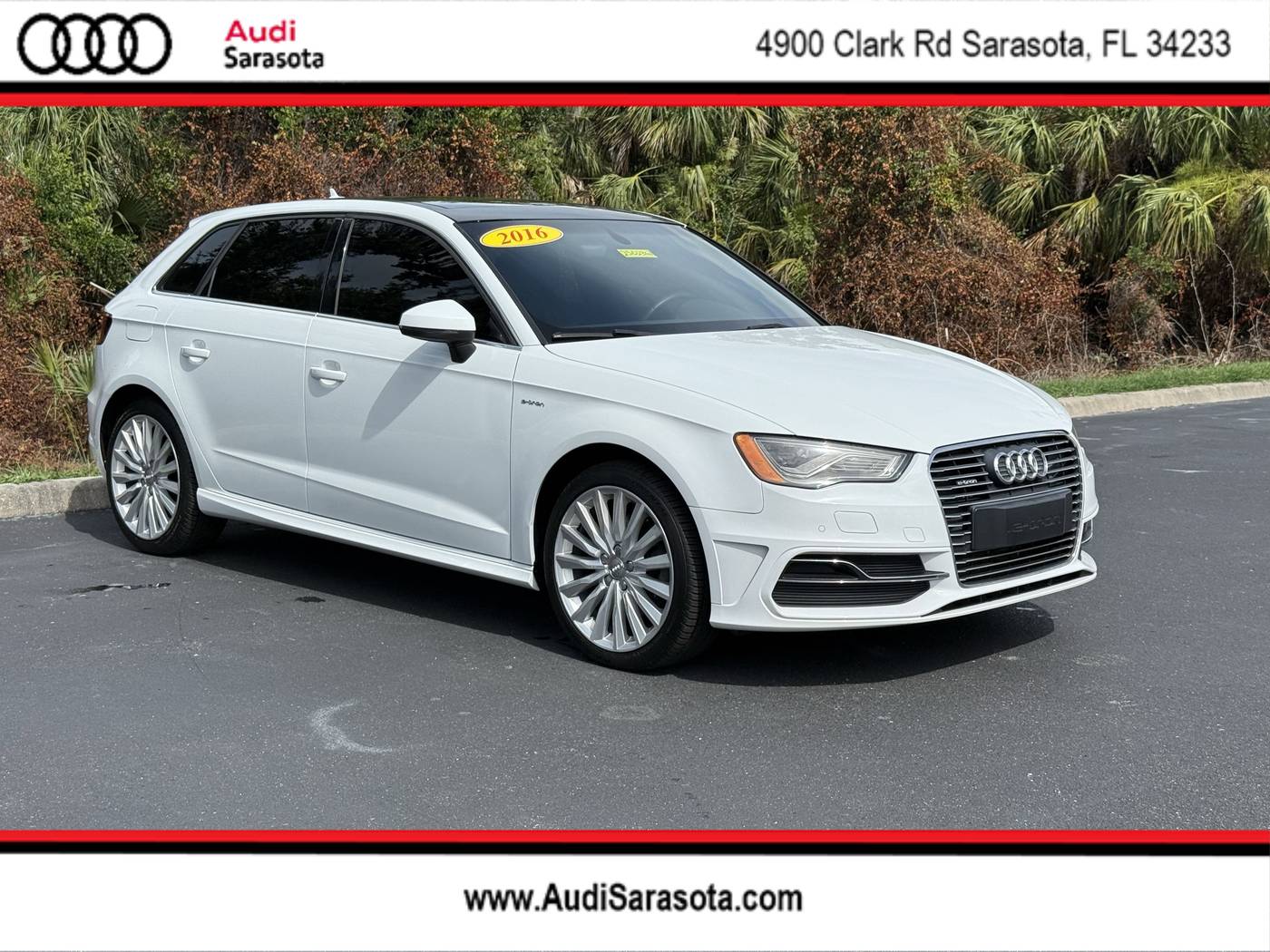 2016 Audi A3 e-tron Premium Plus — Hatchback — 66,601 mi — Sarasota, FL