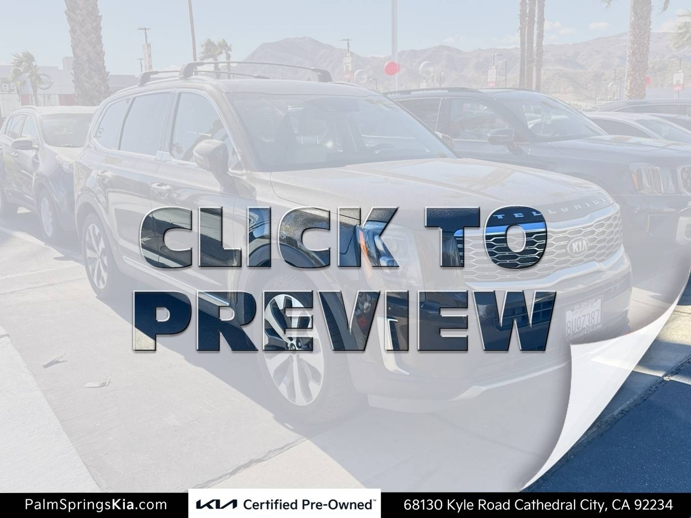 2021 Kia Telluride EX — SUV — 67,628 mi — Cathedral City, CA