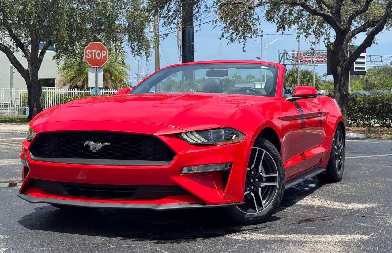 2018 Ford Mustang EcoBoost Premium — Convertible — 79,722 mi — Hollywood, FL