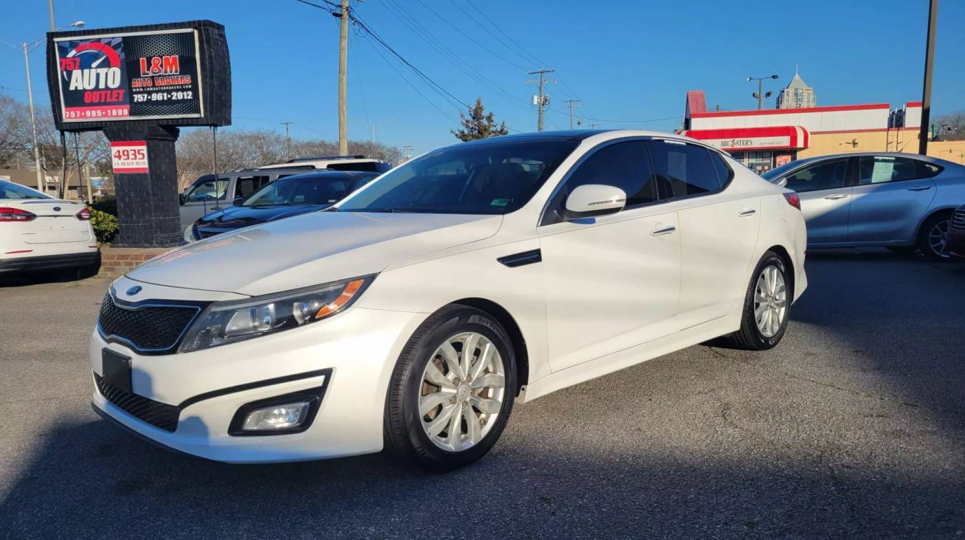 2015 Kia Optima EX — Sedan — 113,121 mi — Virginia Beach, VA