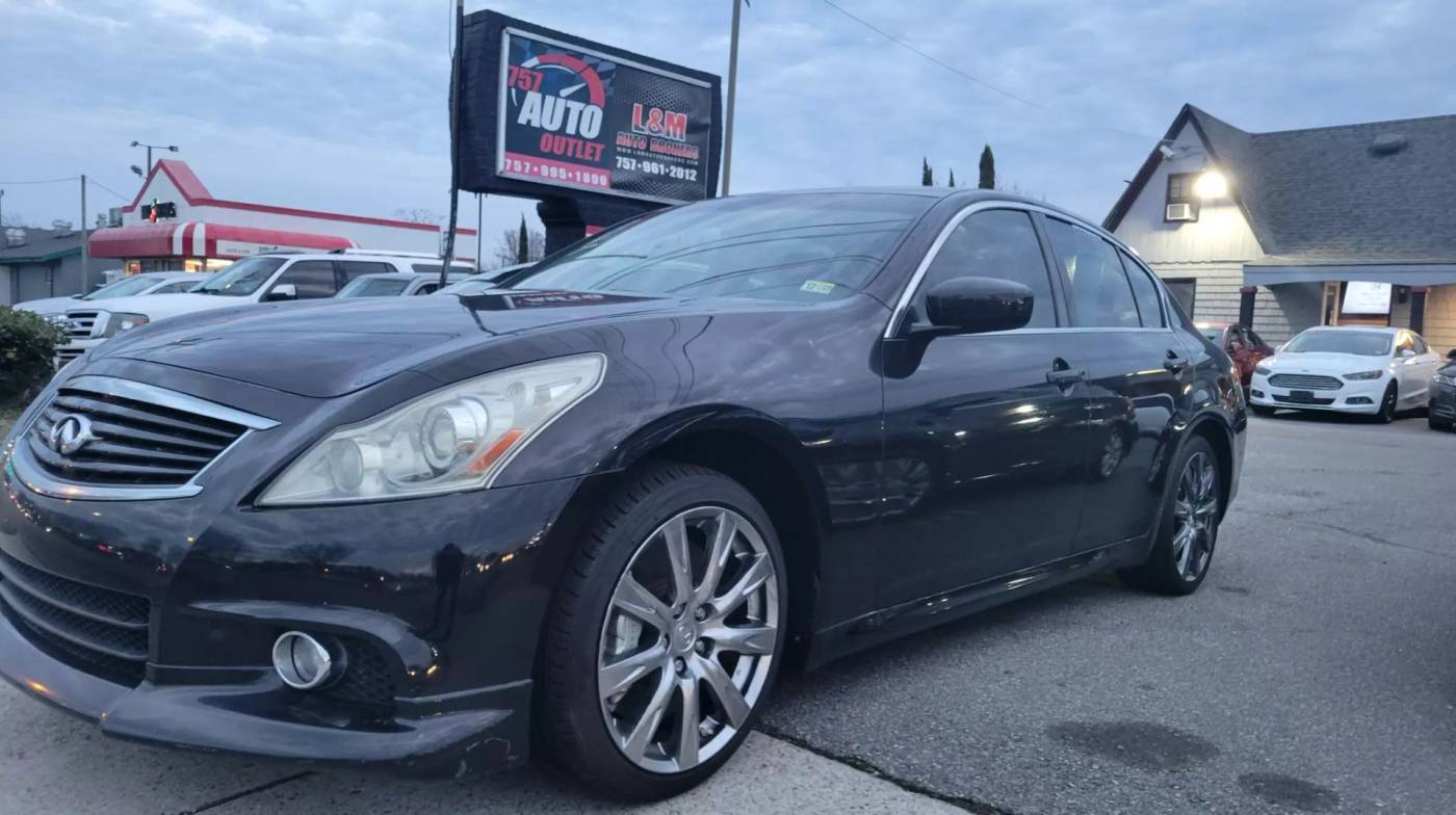 2011 INFINITI G G37 — Sedan — 125,584 mi — Virginia Beach, VA
