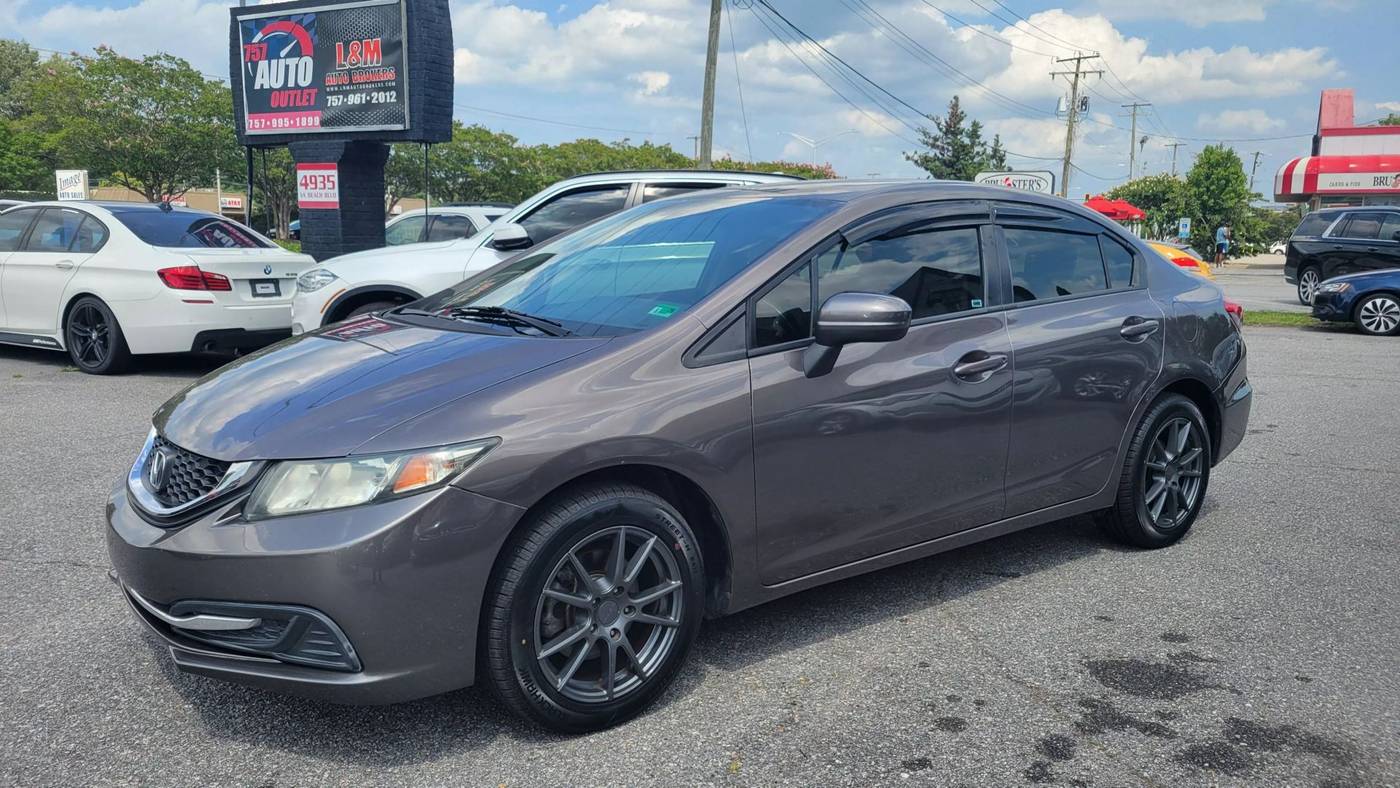 2015 Honda Civic LX — Sedan — 90,439 mi — Virginia Beach, VA