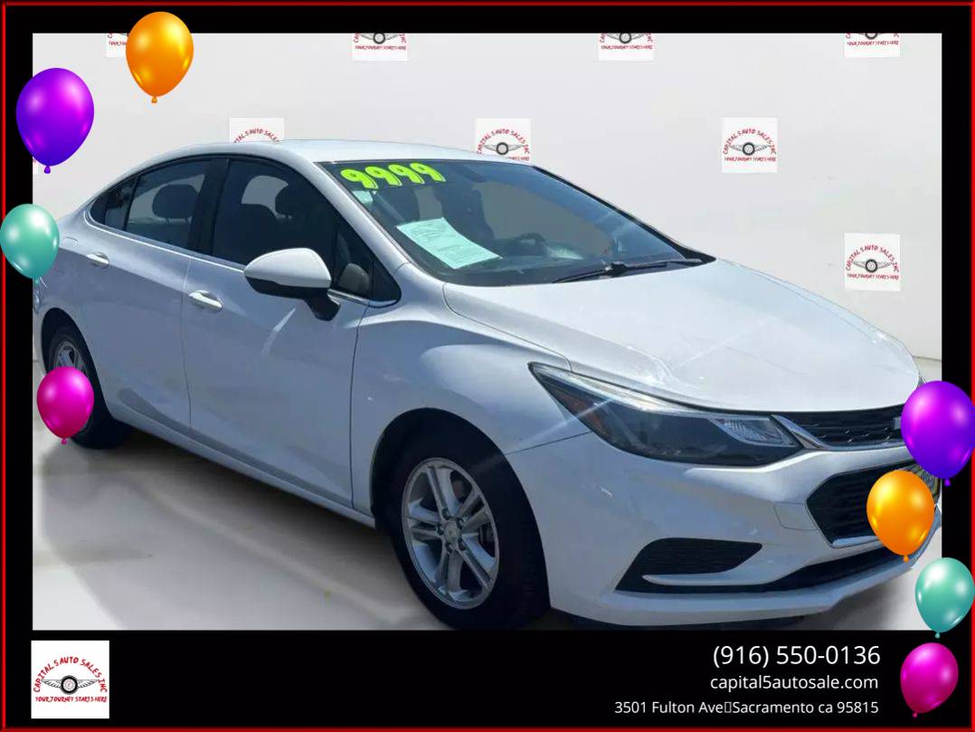 2016 Chevrolet Cruze LT — Sedan — 89,095 mi — Sacramento, CA