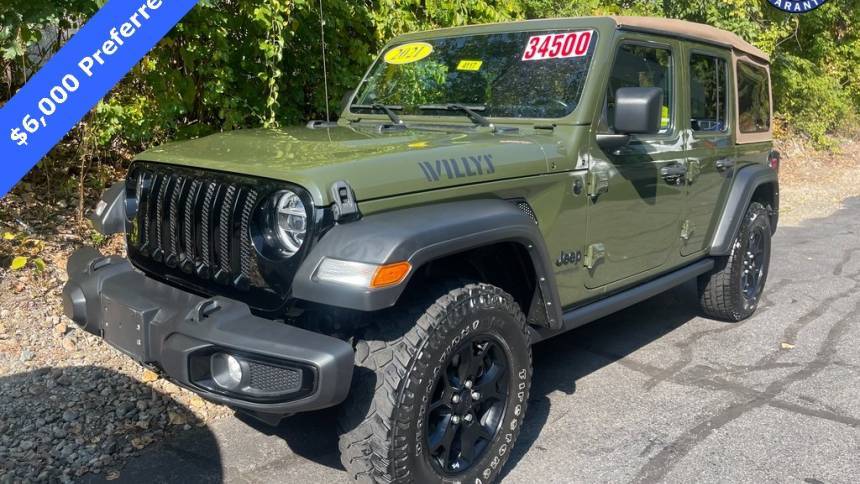 2021 Jeep Wrangler Willys — SUV — 53,914 mi — Milford, MA
