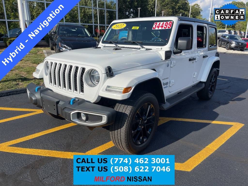 2022 Jeep Wrangler Sahara 4xe — SUV — 33,219 mi — Milford, MA