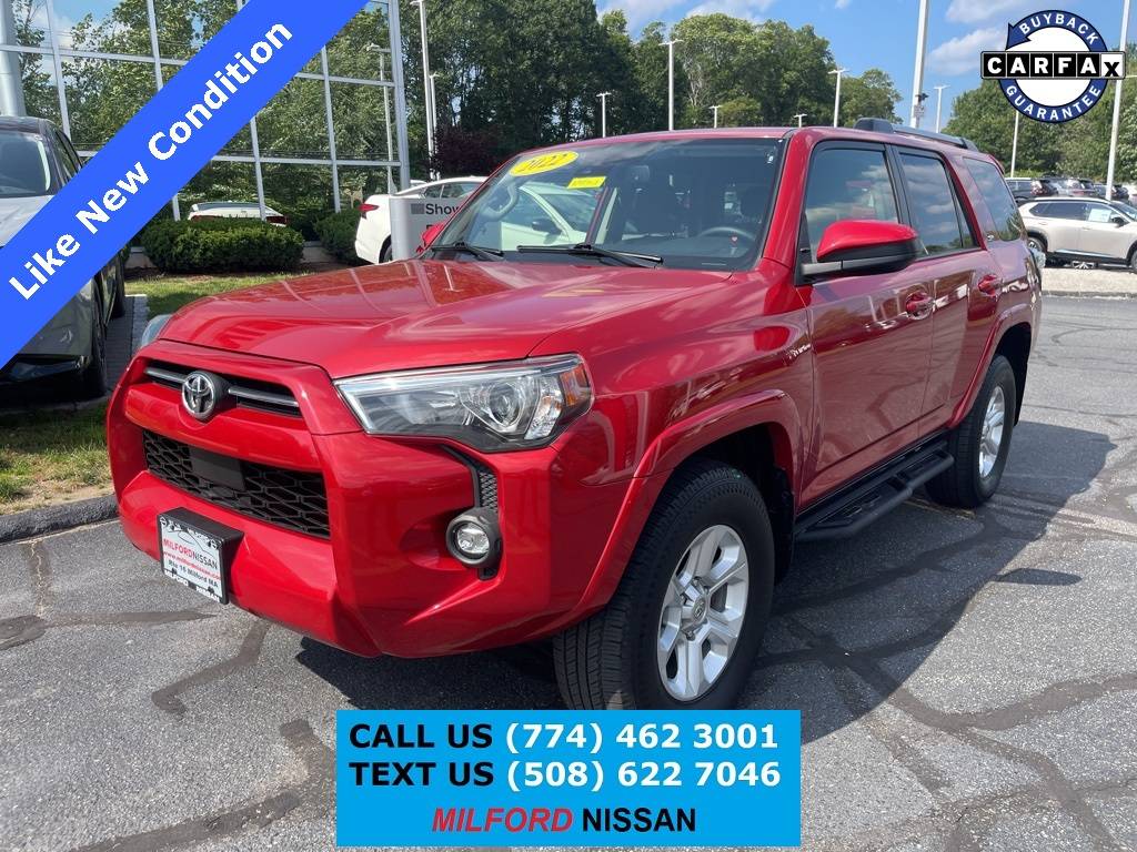 2022 Toyota 4Runner SR5 — SUV — 70,208 mi — Milford, MA