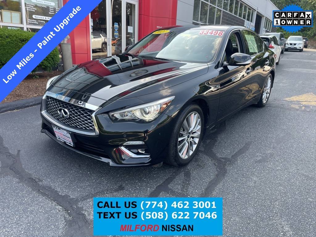 2022 INFINITI Q50 LUXE — Sedan — 12,711 mi — Milford, MA