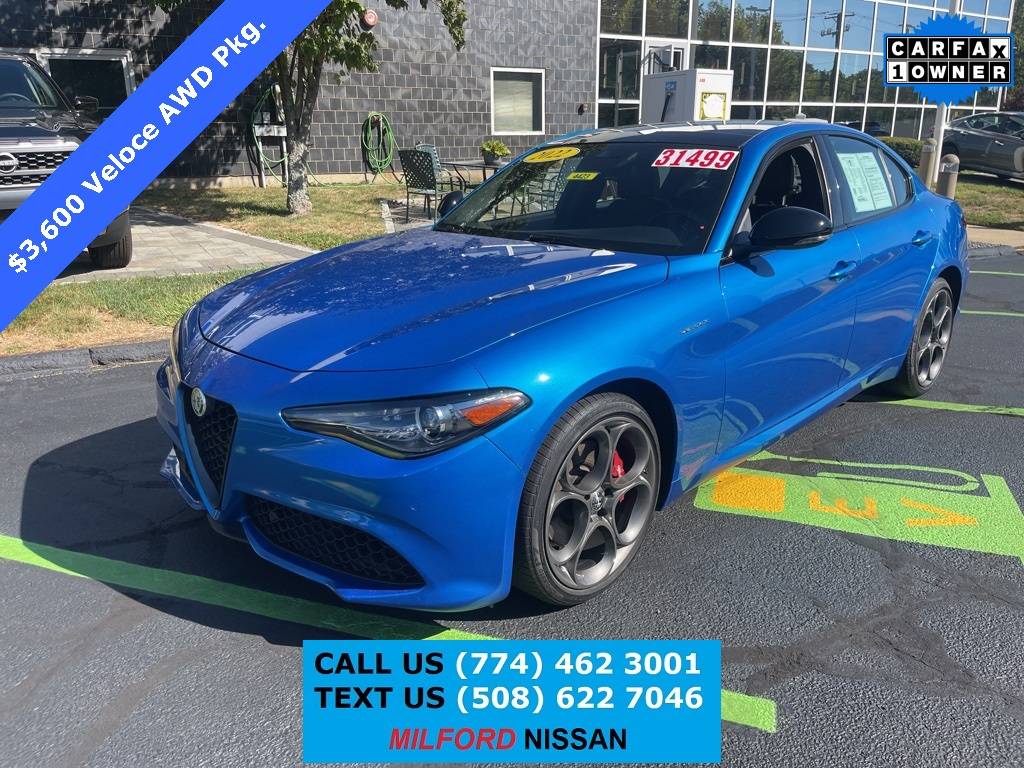 2022 Alfa Romeo Giulia Veloce — Sedan — 17,624 mi — Milford, MA