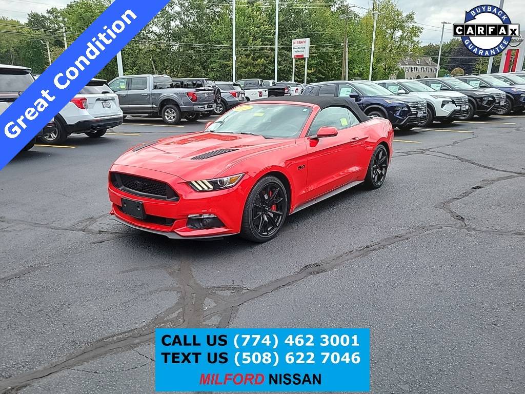 2017 Ford Mustang GT Premium — Convertible — 17,234 mi — Milford, MA