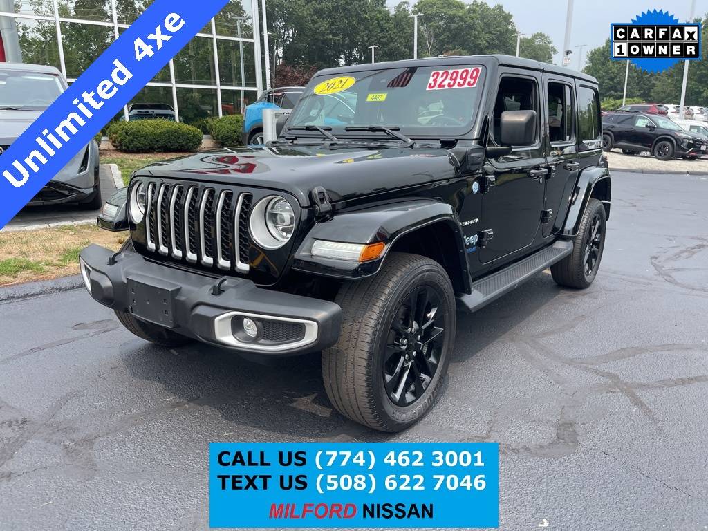 2021 Jeep Wrangler Sahara 4xe — SUV — 45,156 mi — Milford, MA