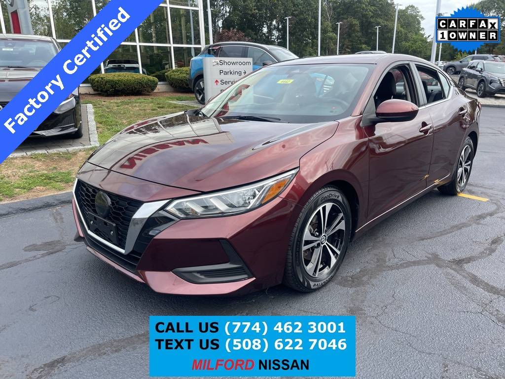 2022 Nissan Sentra SV — Sedan — 58,001 mi — Milford, MA