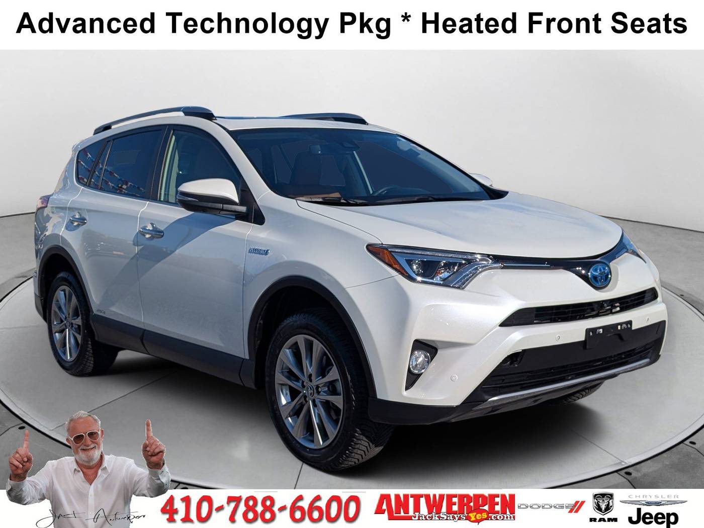 2017 Toyota RAV4 Hybrid Limited — SUV — 36,927 mi — Catonsville, MD