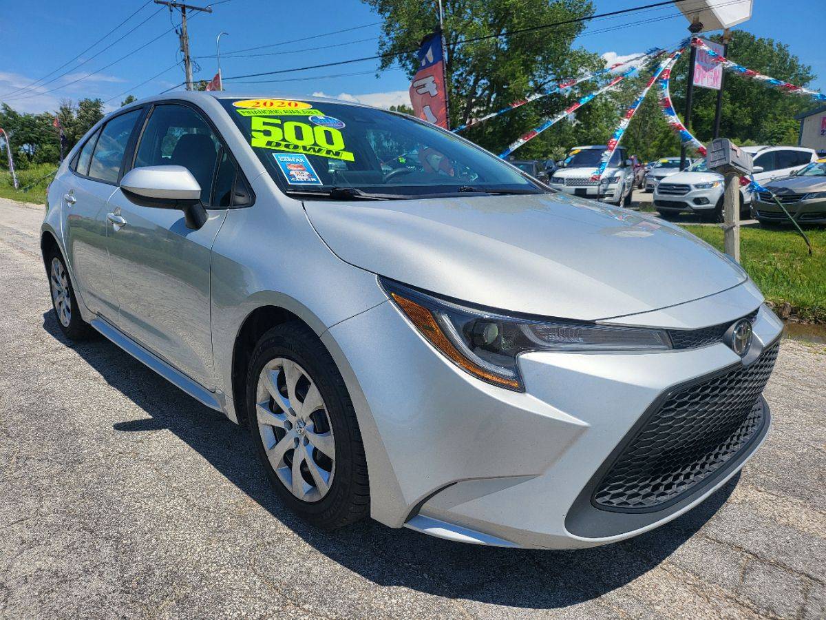 2020 Toyota Corolla LE — Sedan — 101,542 mi — Michigan City, IN