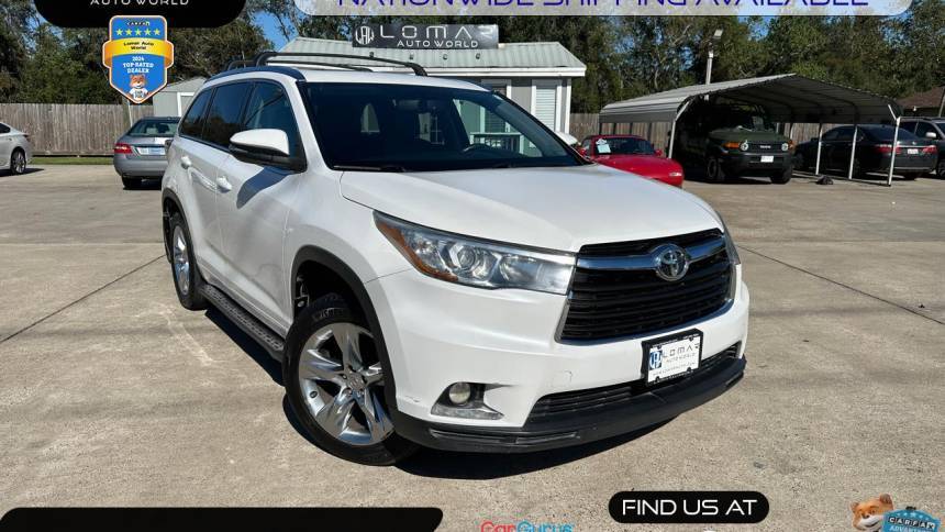 2015 Toyota Highlander Limited — SUV — 100,775 mi — Santa Fe, TX