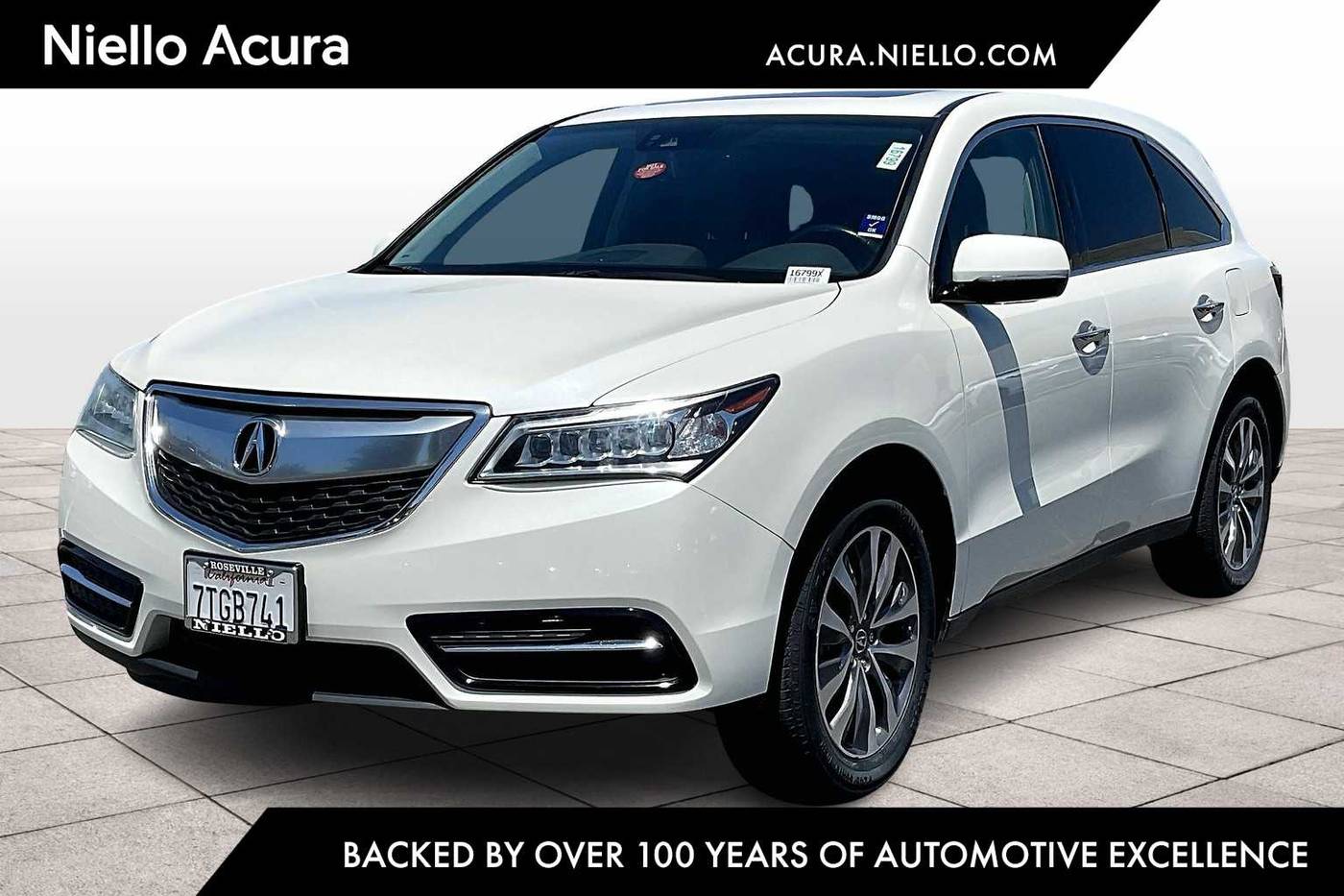 2016 Acura MDX Technology Package — SUV — 69,574 mi — Roseville, CA