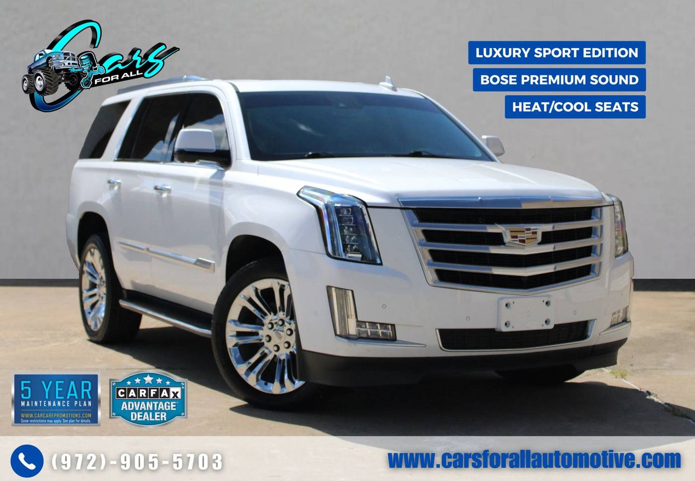 2018 Cadillac Escalade Luxury — SUV — 104,704 mi — Garland, TX