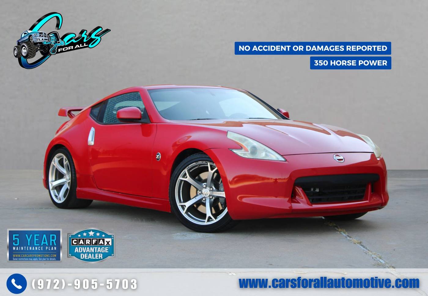 2012 Nissan 370Z NISMO — Coupe — 91,522 mi — Garland, TX
