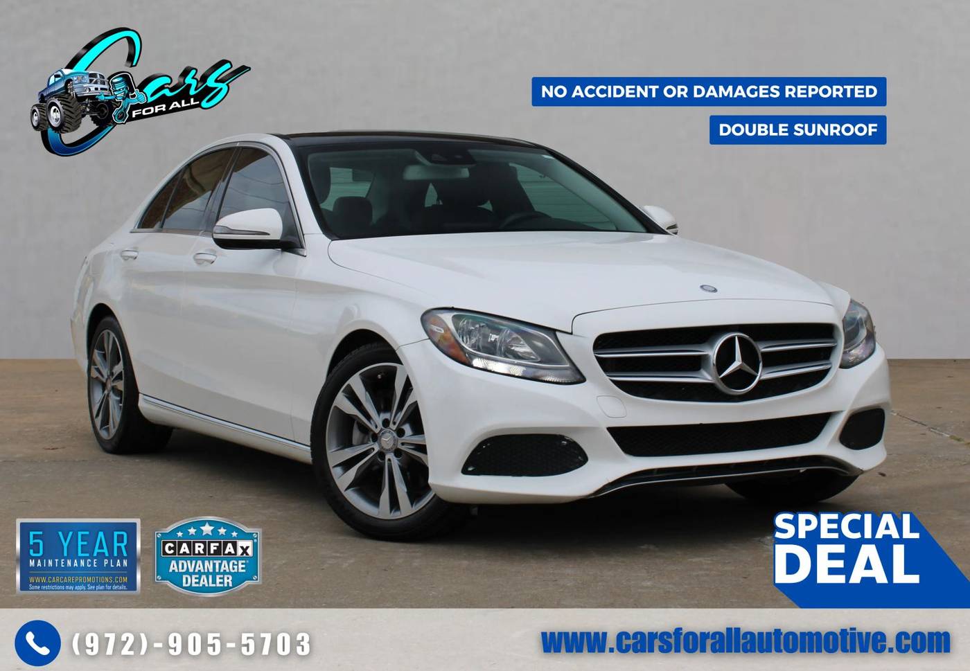 2017 Mercedes-Benz C-Class C 300 — Sedan — 98,128 mi — Garland, TX