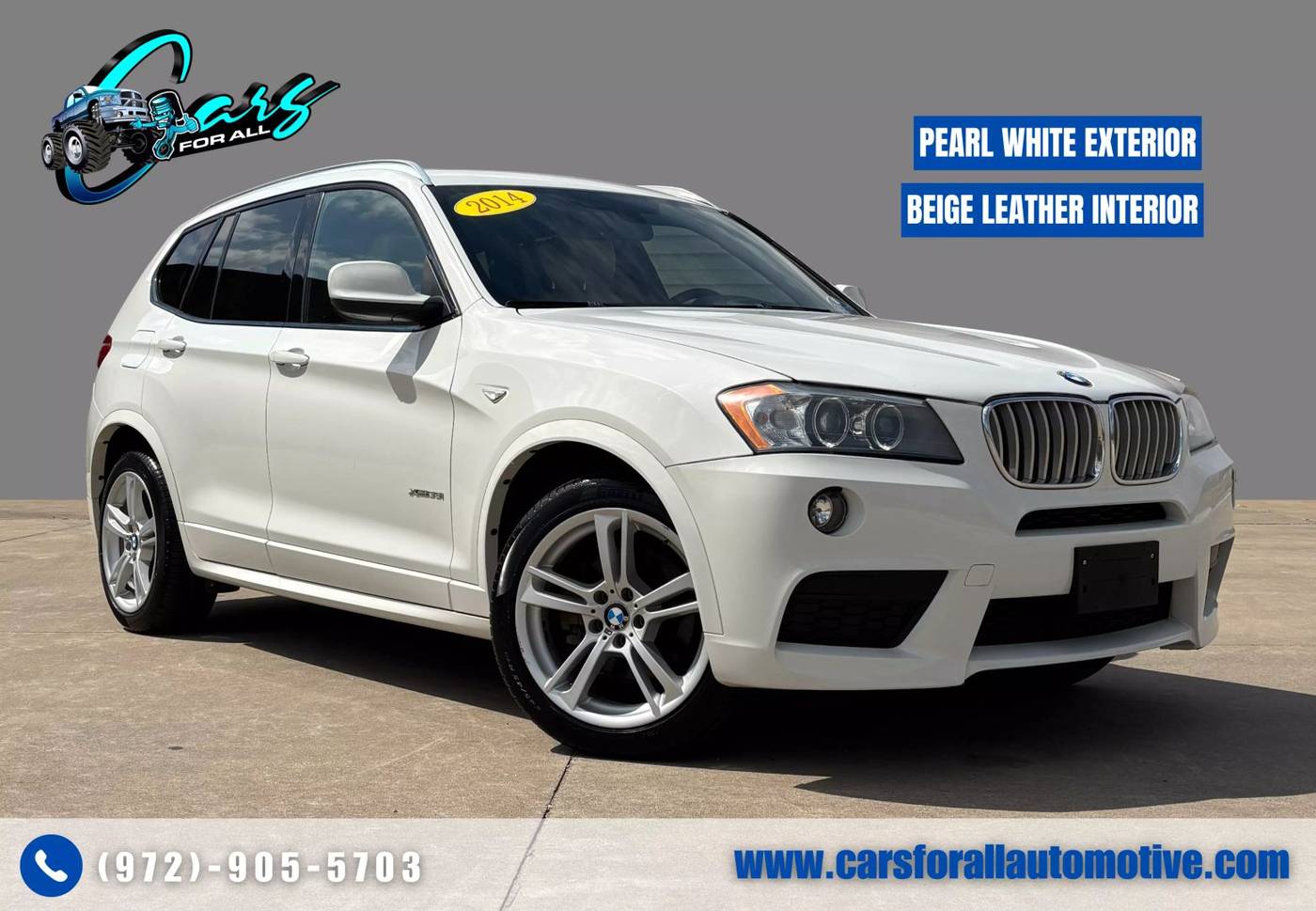 2014 BMW X3 35i — SUV — 105,803 mi — Garland, TX