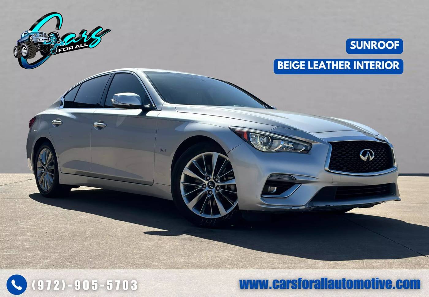 2019 INFINITI Q50 3.0t LUXE — Sedan — 87,419 mi — Garland, TX