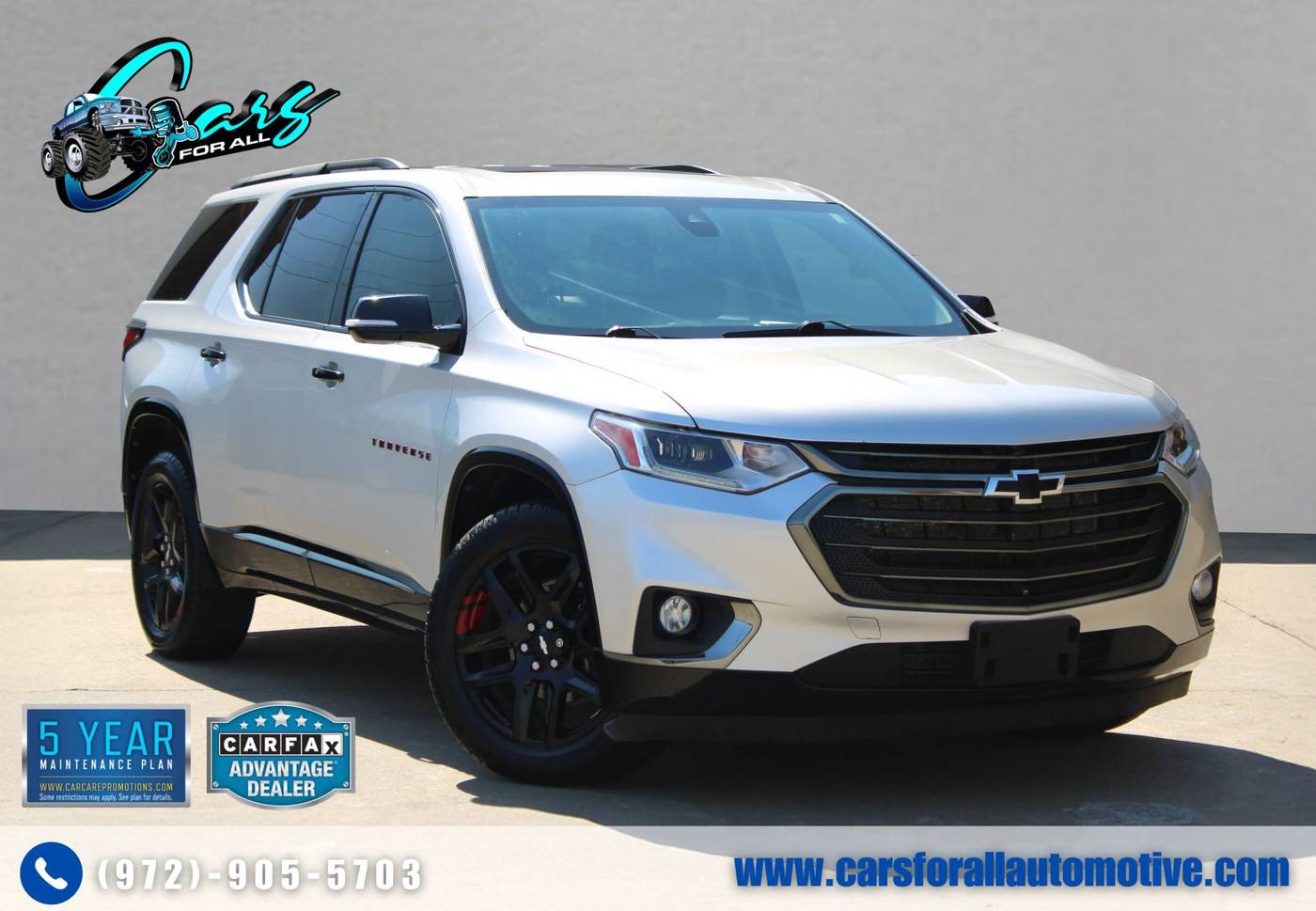 2020 Chevrolet Traverse Premier — SUV — 63,000 mi — Garland, TX