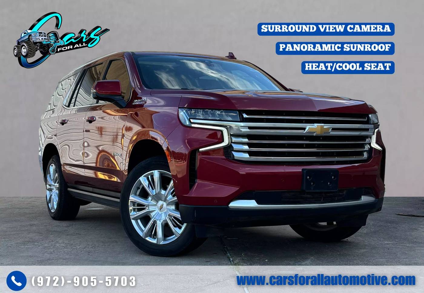 2021 Chevrolet Tahoe High Country — SUV — 87,489 mi — Garland, TX
