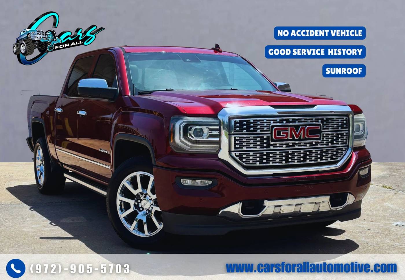 2016 GMC Sierra 1500 Denali — Pickup Truck — 132,979 mi — Garland, TX
