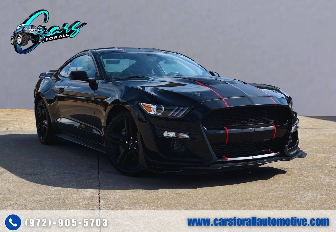 2016 Ford Mustang EcoBoost — Coupe — 61,500 mi — Garland, TX