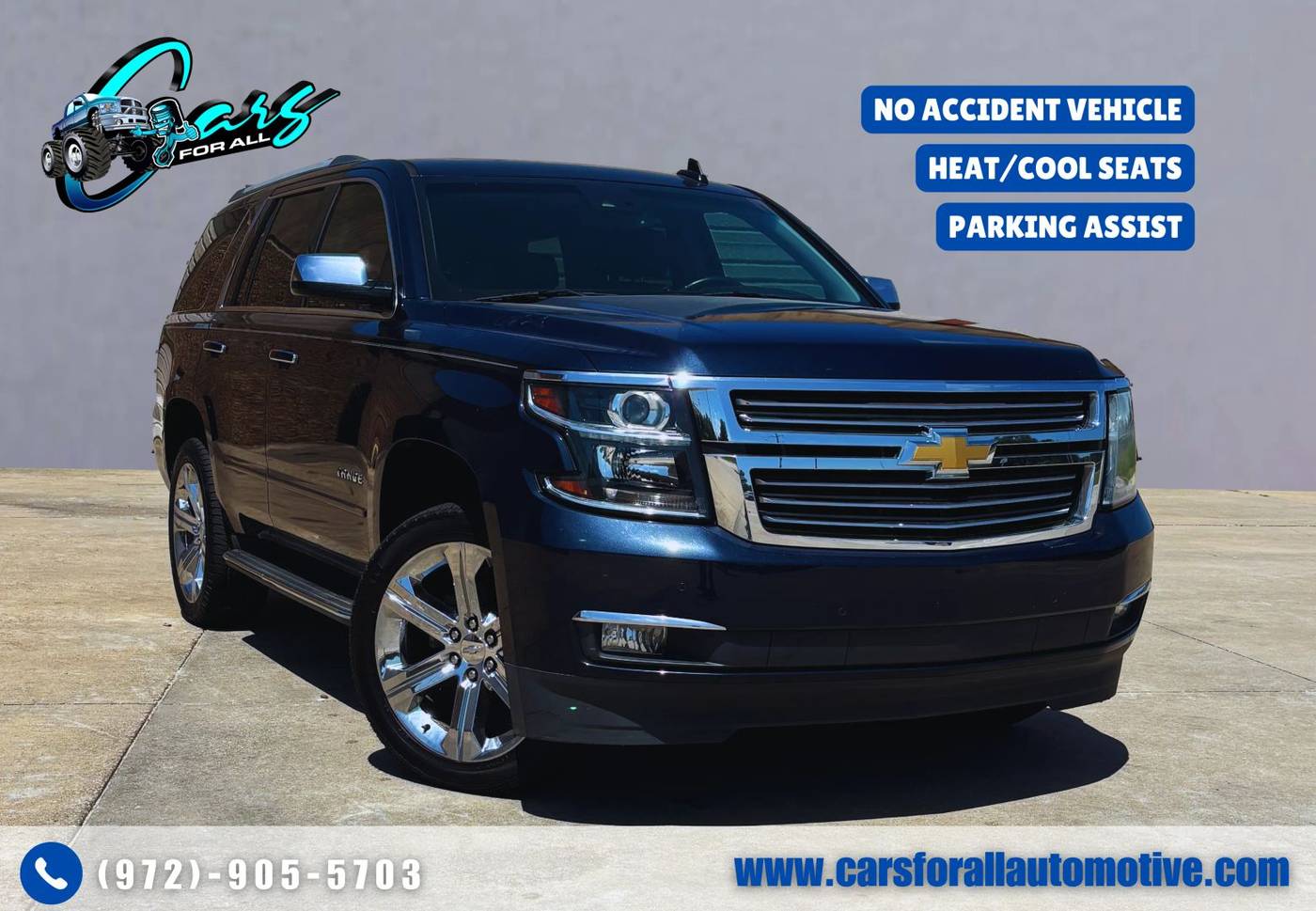 2017 Chevrolet Tahoe Premier — SUV — 134,801 mi — Garland, TX