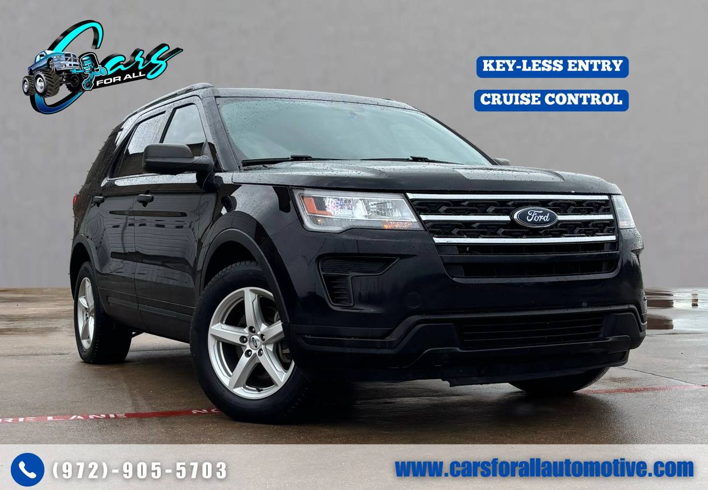 2018 Ford Explorer Base — SUV — 52,454 mi — Garland, TX