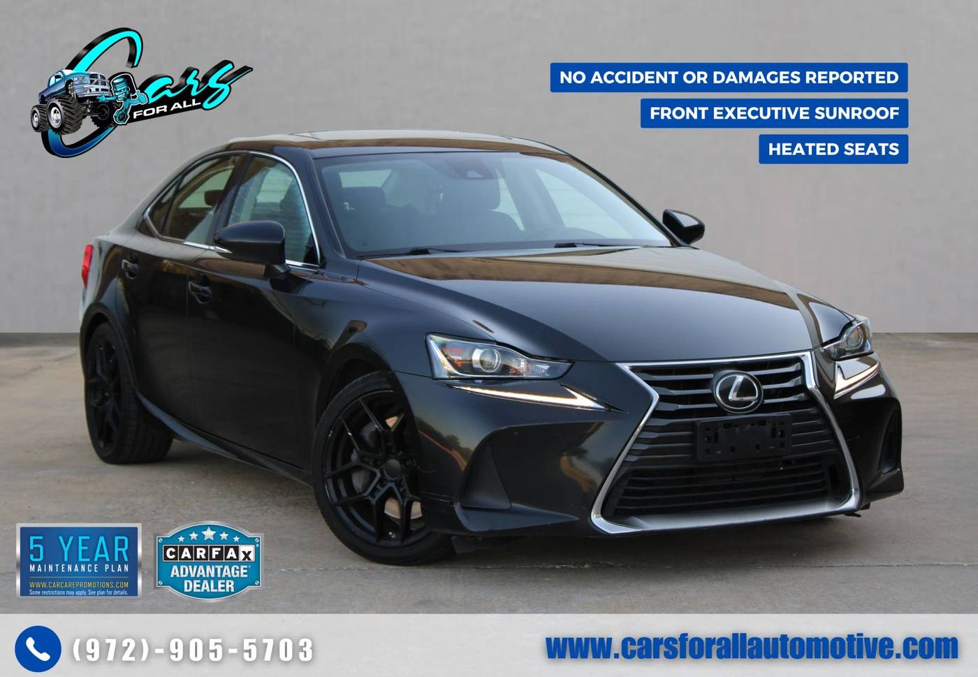 2018 Lexus IS IS 300 — Sedan — 83,448 mi — Garland, TX