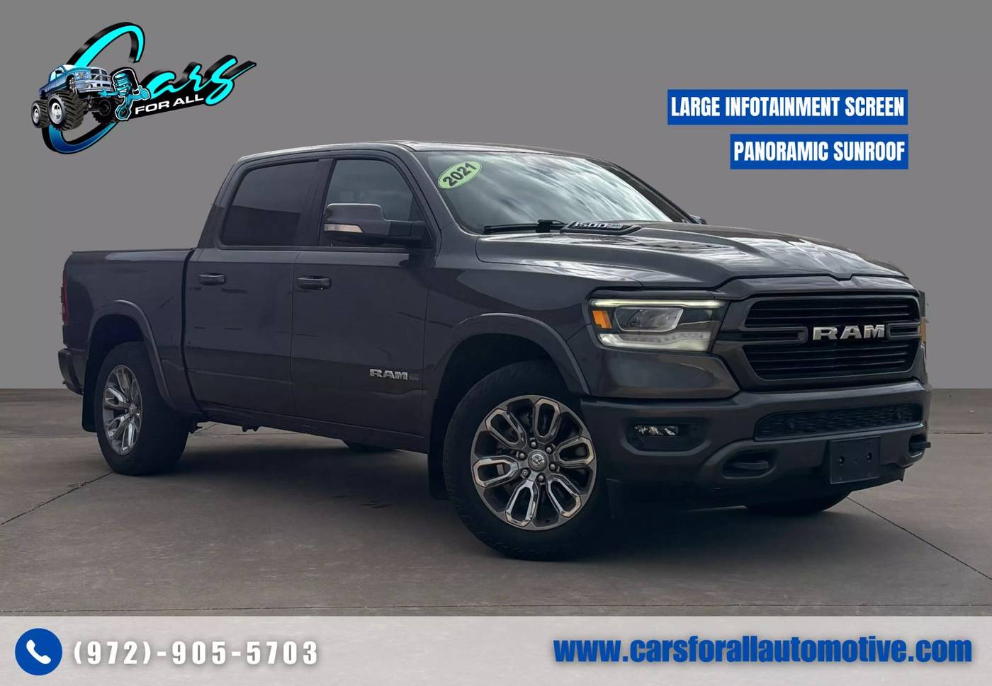 2021 Ram 1500 Laramie — Pickup Truck — 100,590 mi — Garland, TX