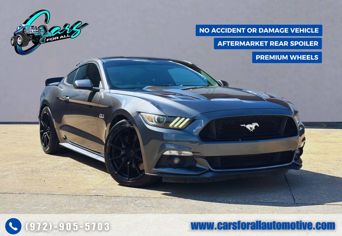 2016 Ford Mustang GT — Coupe — 89,468 mi — Garland, TX