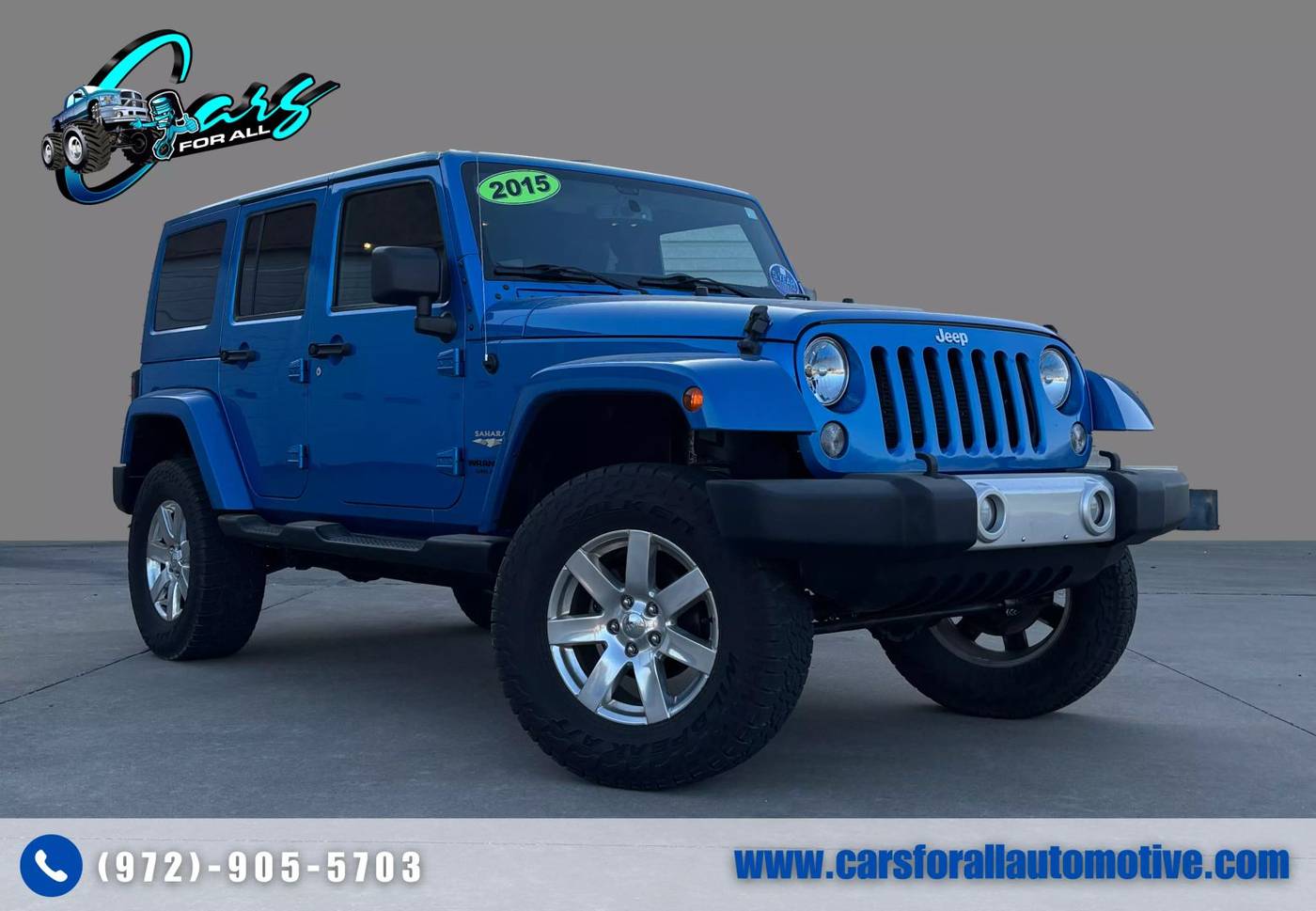 2015 Jeep Wrangler Sahara — SUV — 66,183 mi — Garland, TX