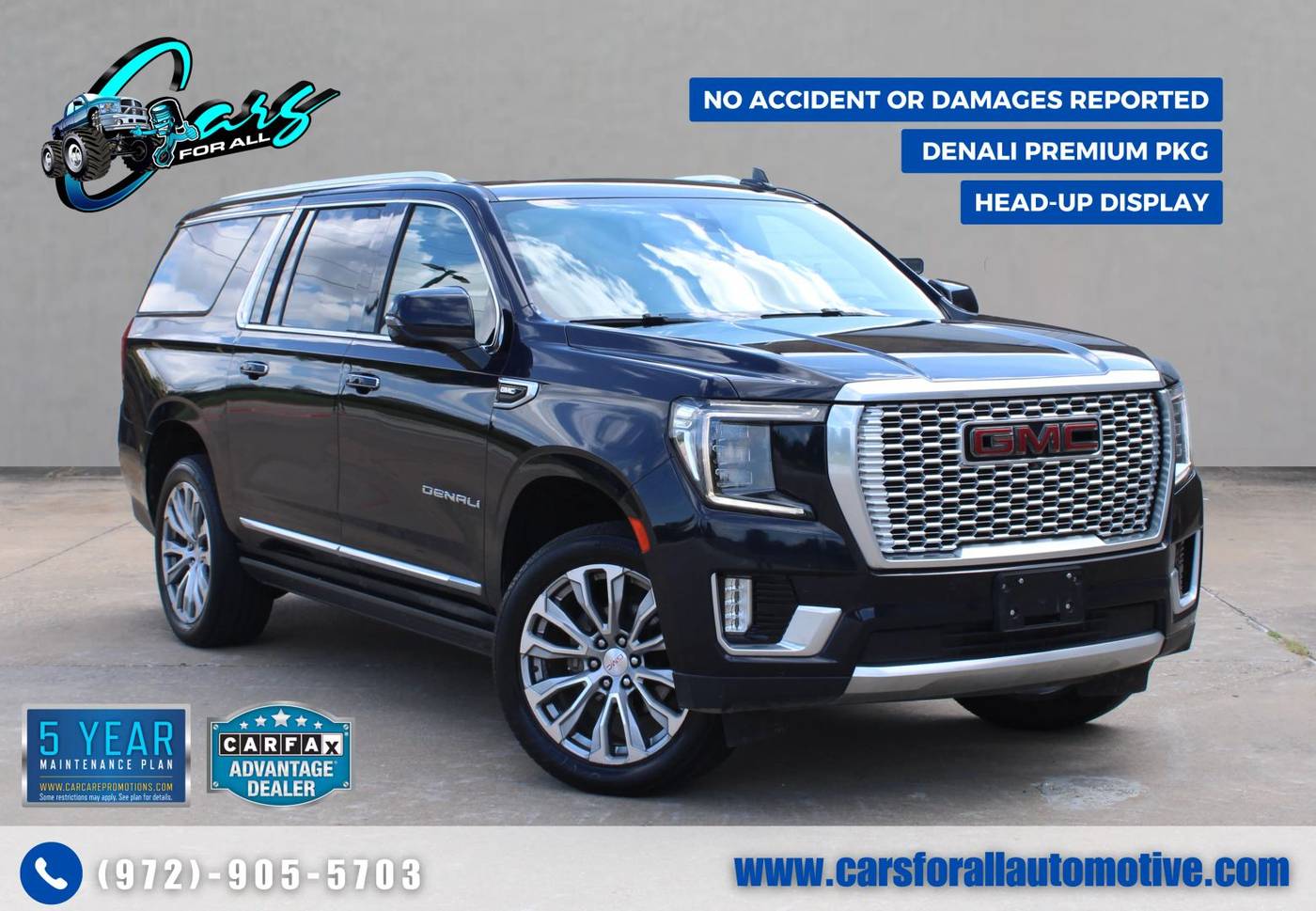 2021 GMC Yukon Denali — SUV — 134,855 mi — Garland, TX
