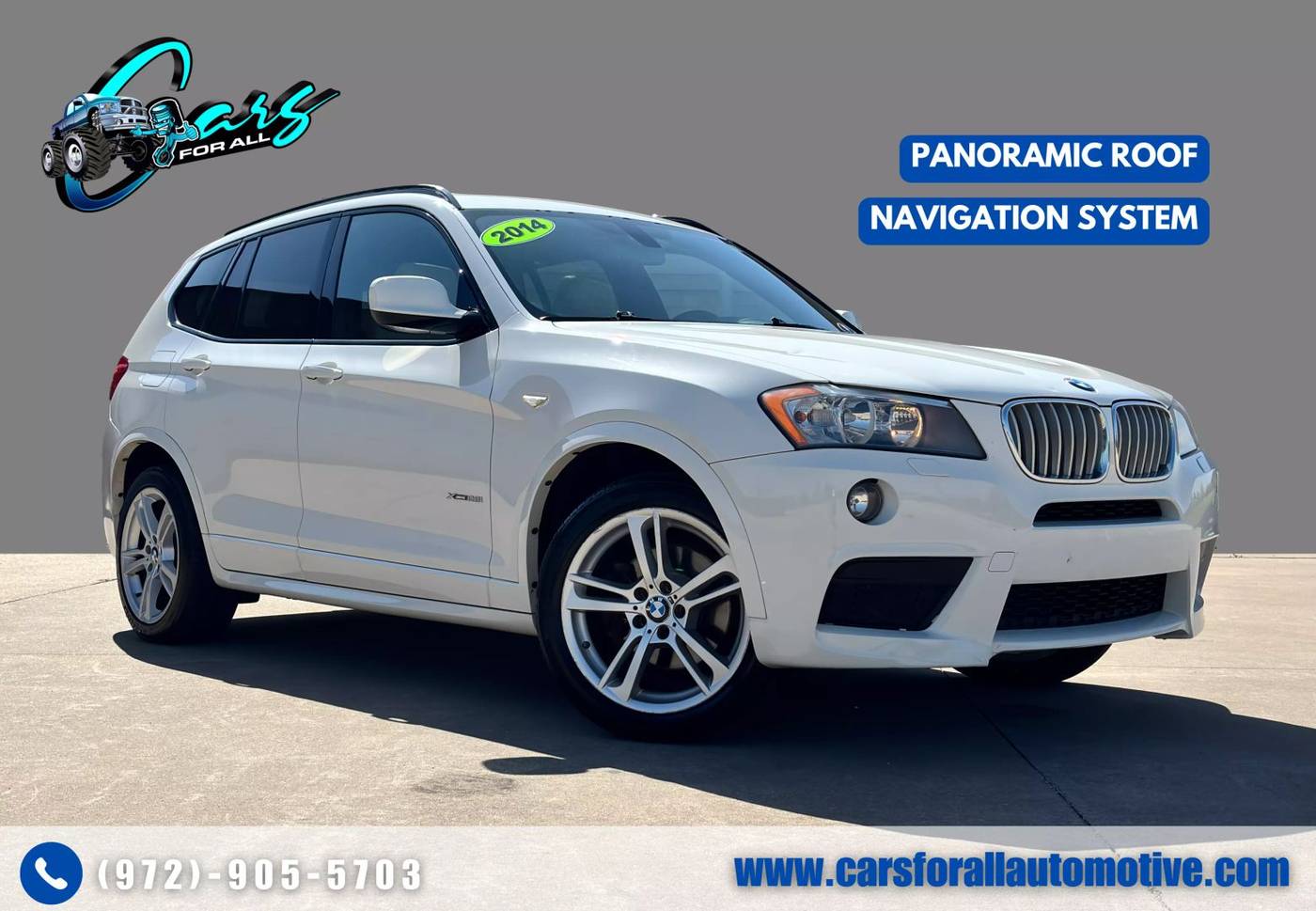 2014 BMW X3 28i — SUV — 98,370 mi — Garland, TX