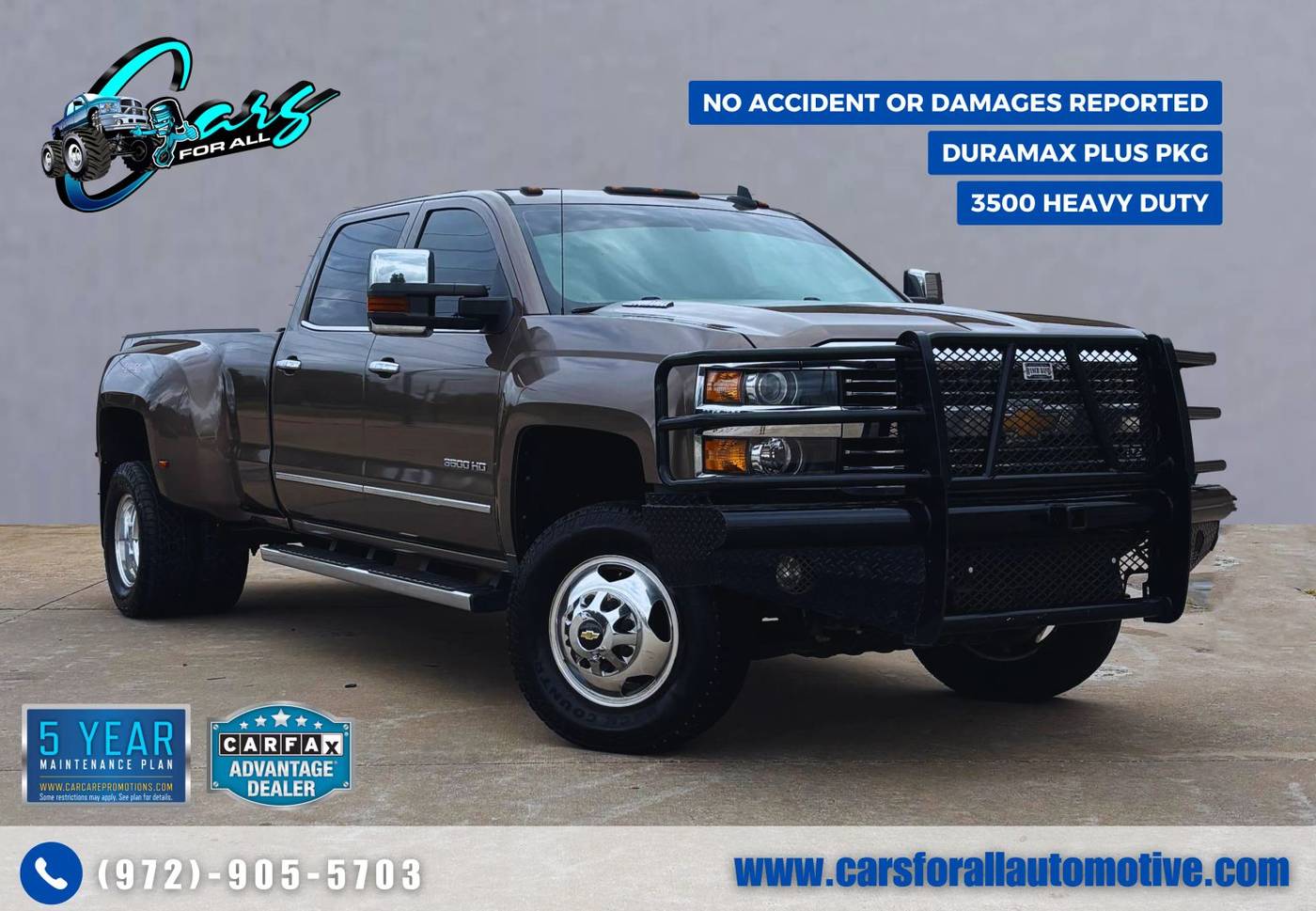 2015 Chevrolet Silverado 3500HD LTZ — Pickup Truck — 123,110 mi — Garland, TX