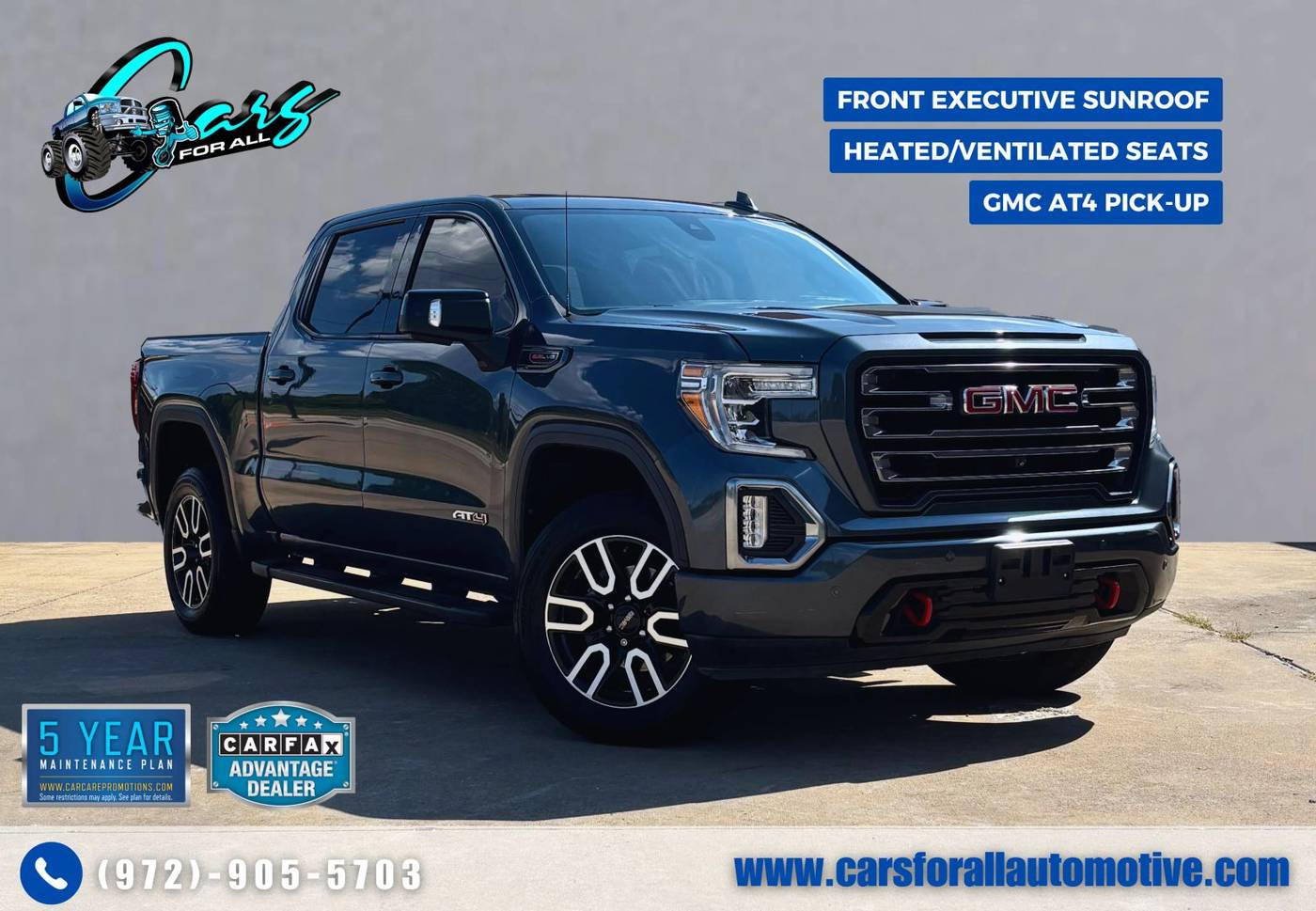 2019 GMC Sierra 1500 AT4 — Pickup Truck — 133,057 mi — Garland, TX