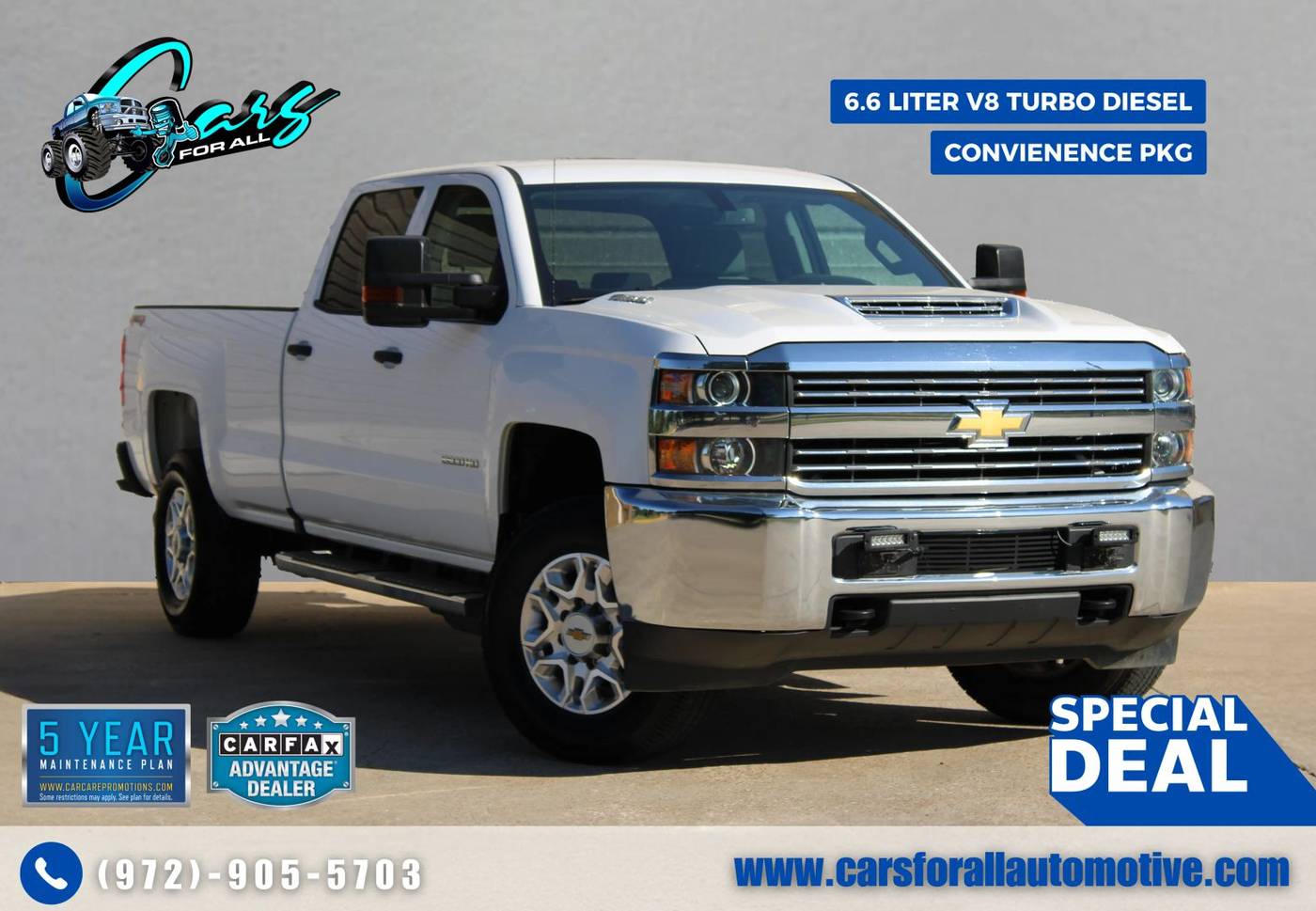 2017 Chevrolet Silverado 3500HD WT — Pickup Truck — 160,014 mi — Garland, TX