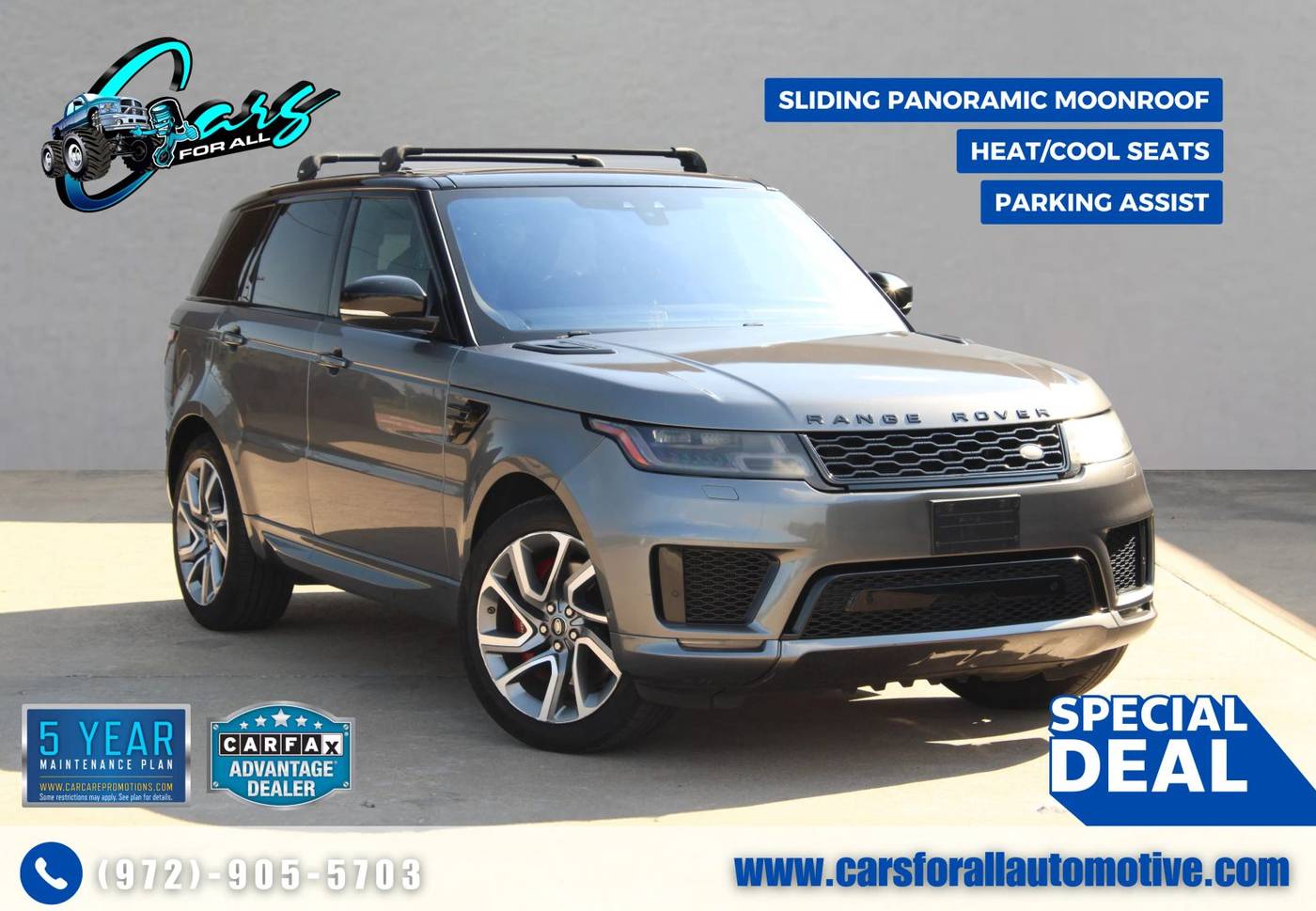2019 Land Rover Range Rover Sport HSE Dynamic — SUV — 85,792 mi — Garland, TX