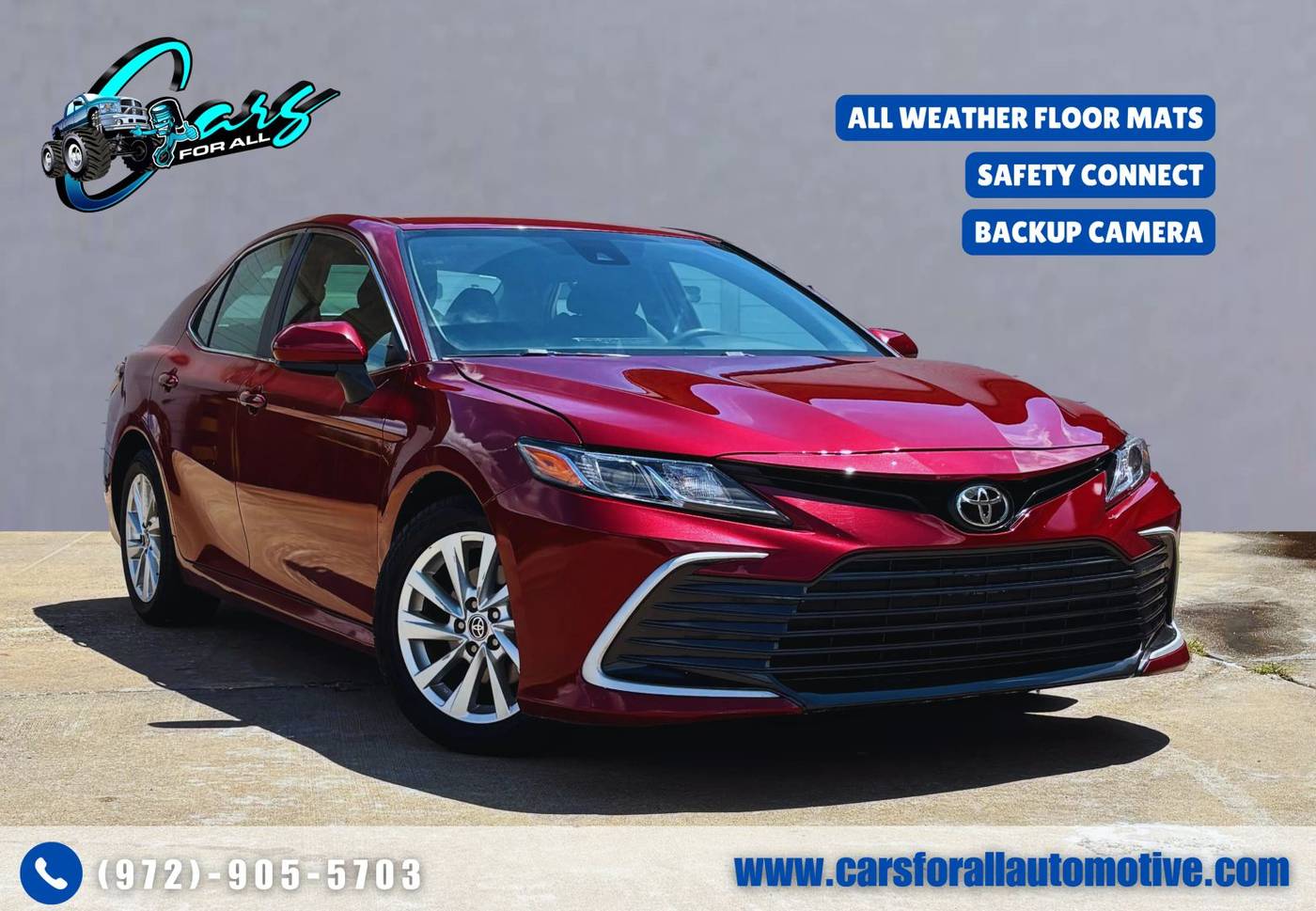 2021 Toyota Camry LE — Sedan — 118,858 mi — Garland, TX