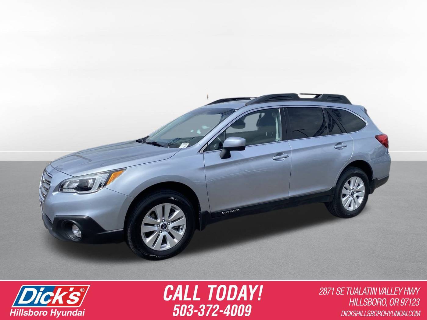 2016 Subaru Outback 2.5i Premium — SUV — 87,534 mi — Hillsboro, OR