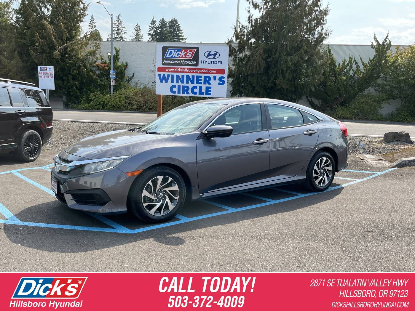 2017 Honda Civic EX — Sedan — 56,426 mi — Hillsboro, OR