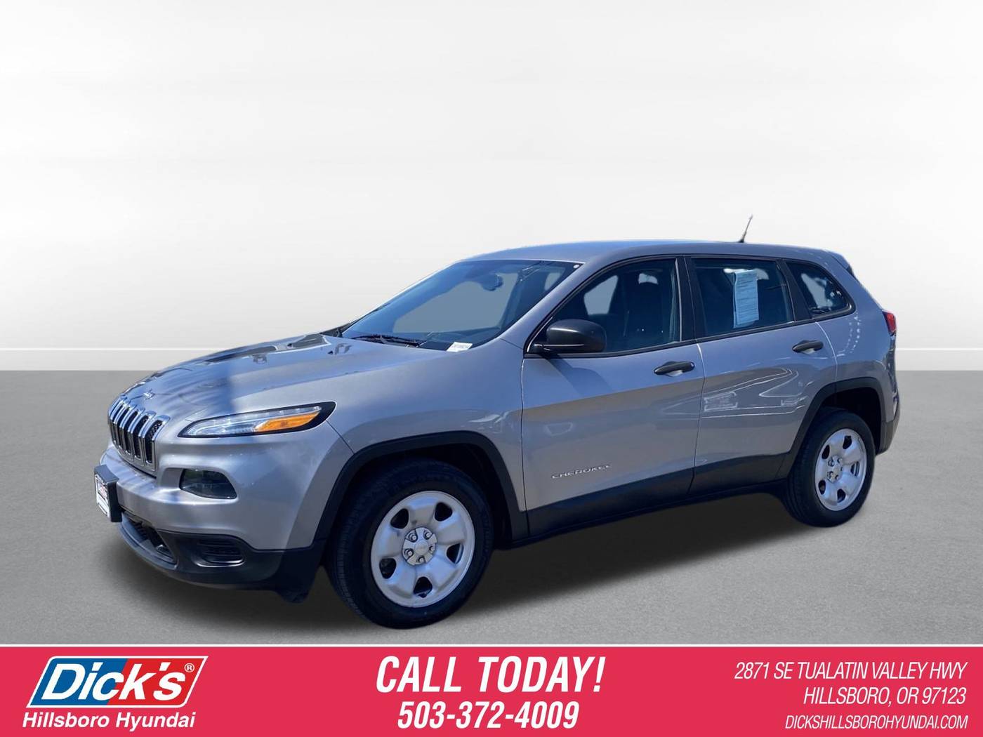 2016 Jeep Cherokee Sport — SUV — 62,878 mi — Hillsboro, OR