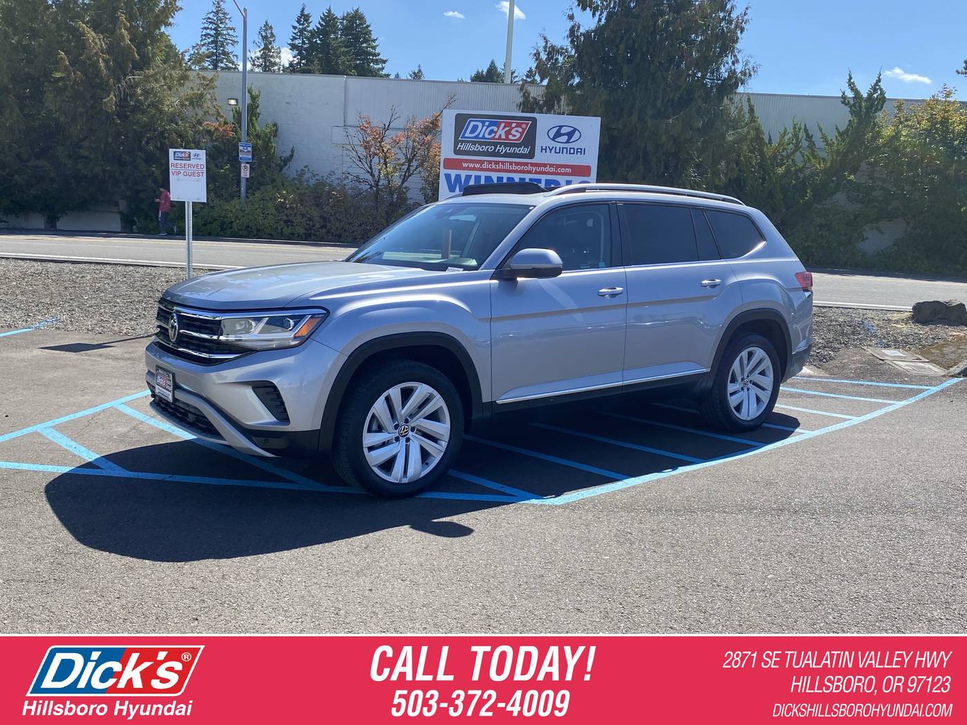 2021 Volkswagen Atlas SEL — SUV — 53,259 mi — Hillsboro, OR