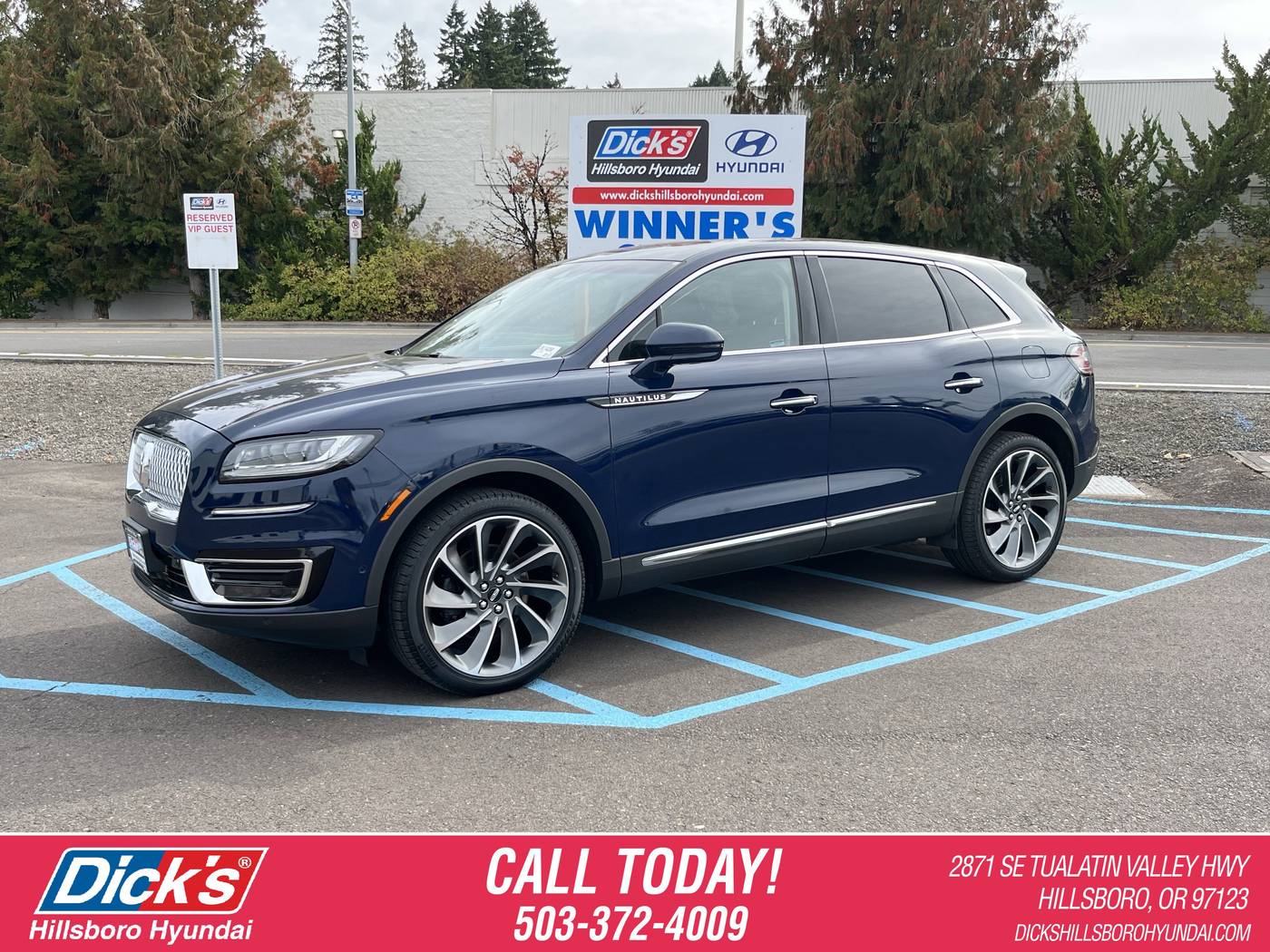 2020 Lincoln Nautilus Reserve — SUV — 70,552 mi — Hillsboro, OR