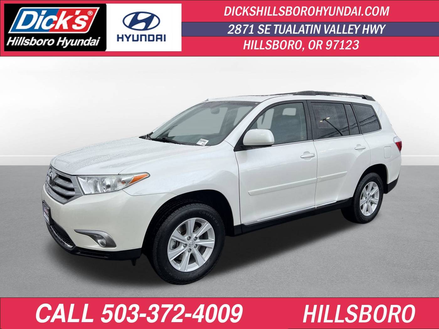 2013 Toyota Highlander Plus V6 — SUV — 84,730 mi — Hillsboro, OR